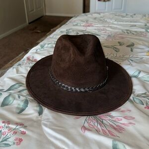 Brown hat